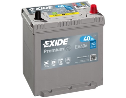 Original EXIDE 054TE Starter battery EA406 for SUBARU JUSTY