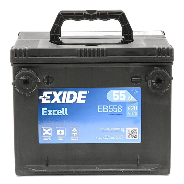 EB558 Stop start battery EXCELL ** EXIDE 560 26 review and test