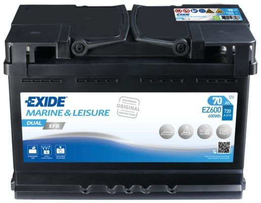 Mazda CX-7 Auxiliary battery 15804834 EXIDE EZ600 online buy