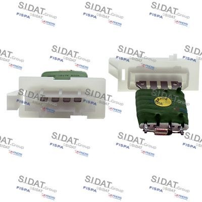 SIDAT Number of pins: 4-pin connector Resistor, interior blower 10.9185 buy