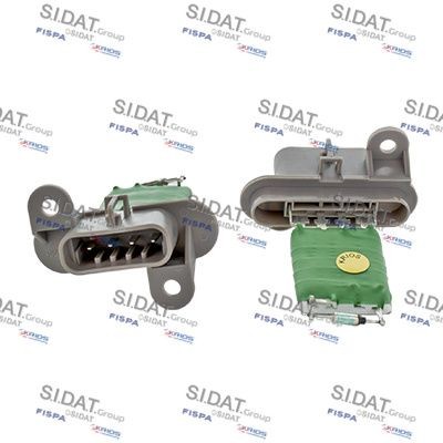 SIDAT Number of pins: 4-pin connector Resistor, interior blower 10.9189 buy