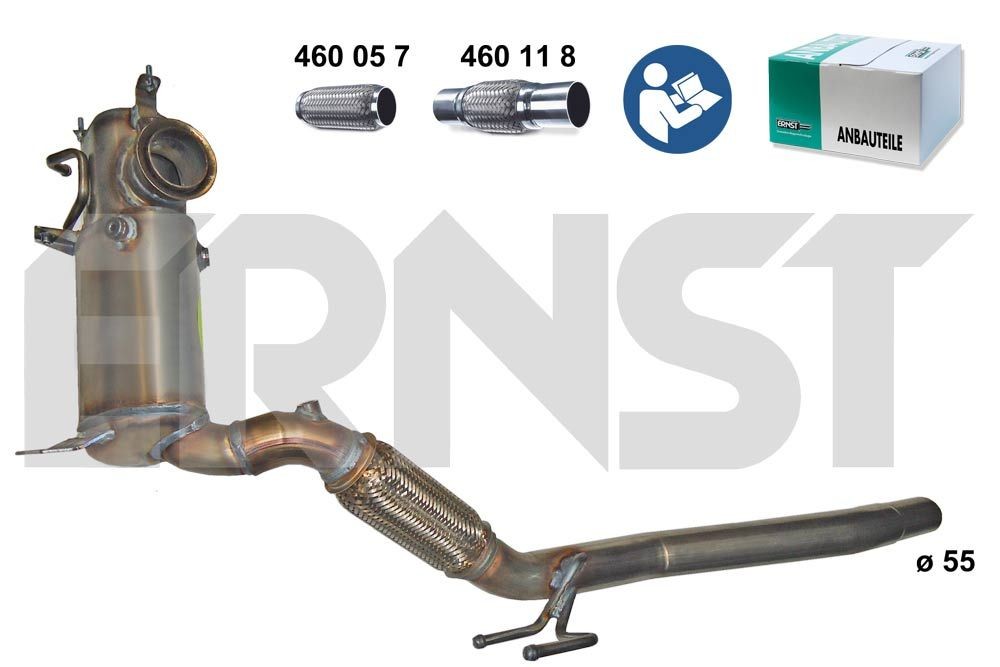ERNST 910934 Mounting Kit, catalytic converter 1K0254707FX