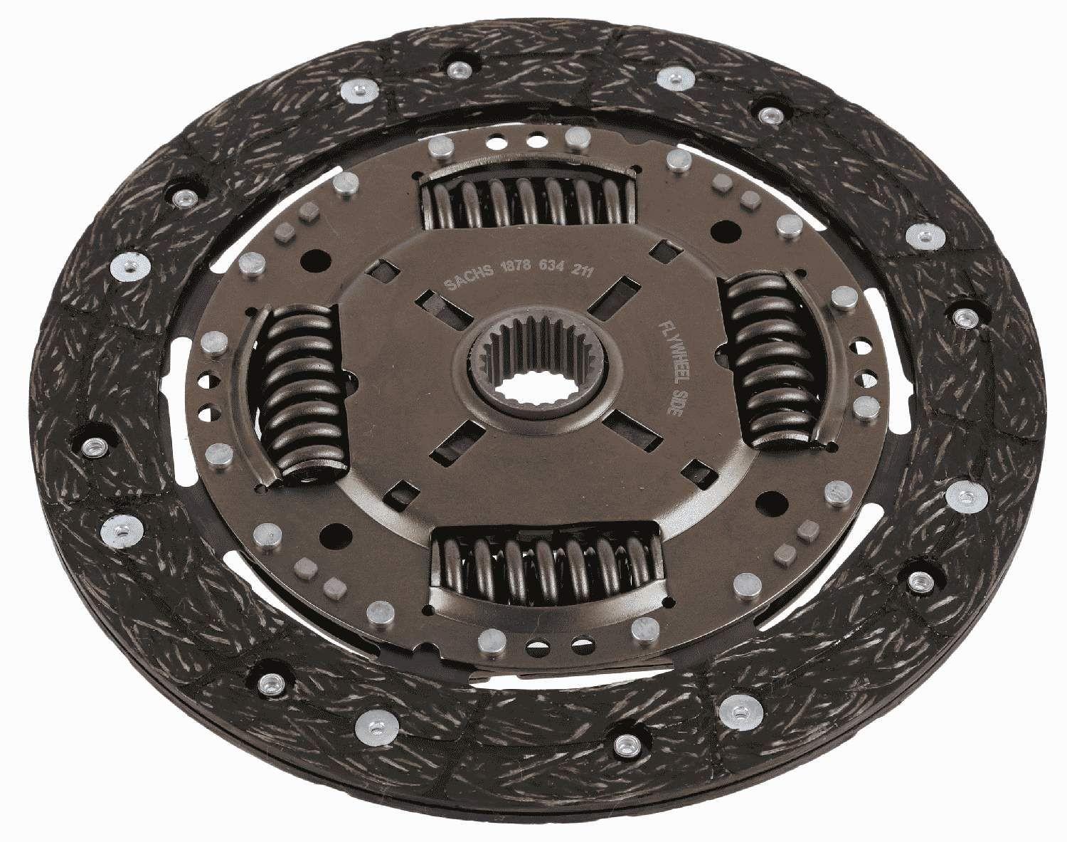 SACHS 1878 634 211 Clutch Disc 228mm, Number of Teeth: 23
