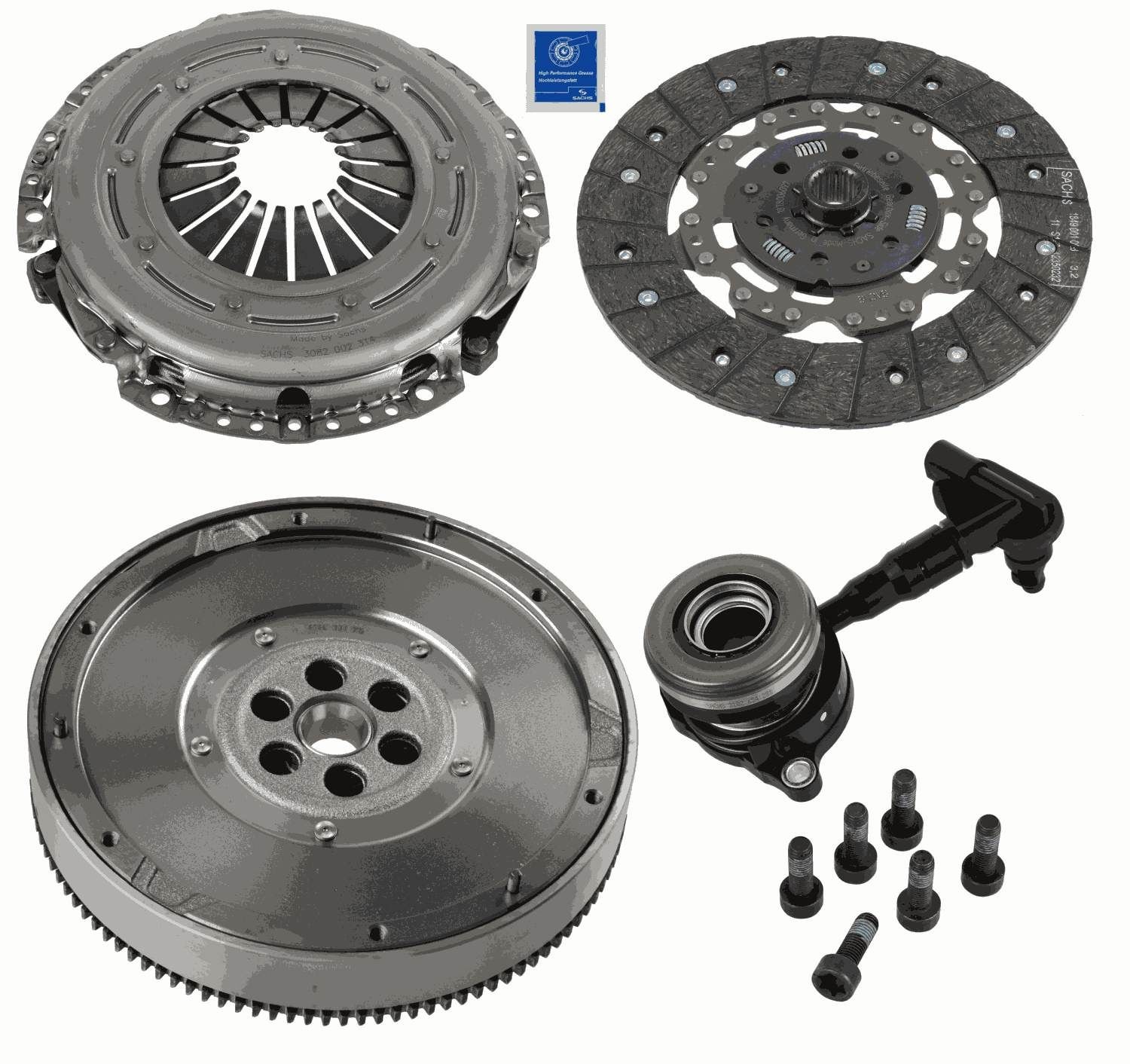 Ford FIESTA Clutch parts - Clutch kit SACHS 2290 601 126