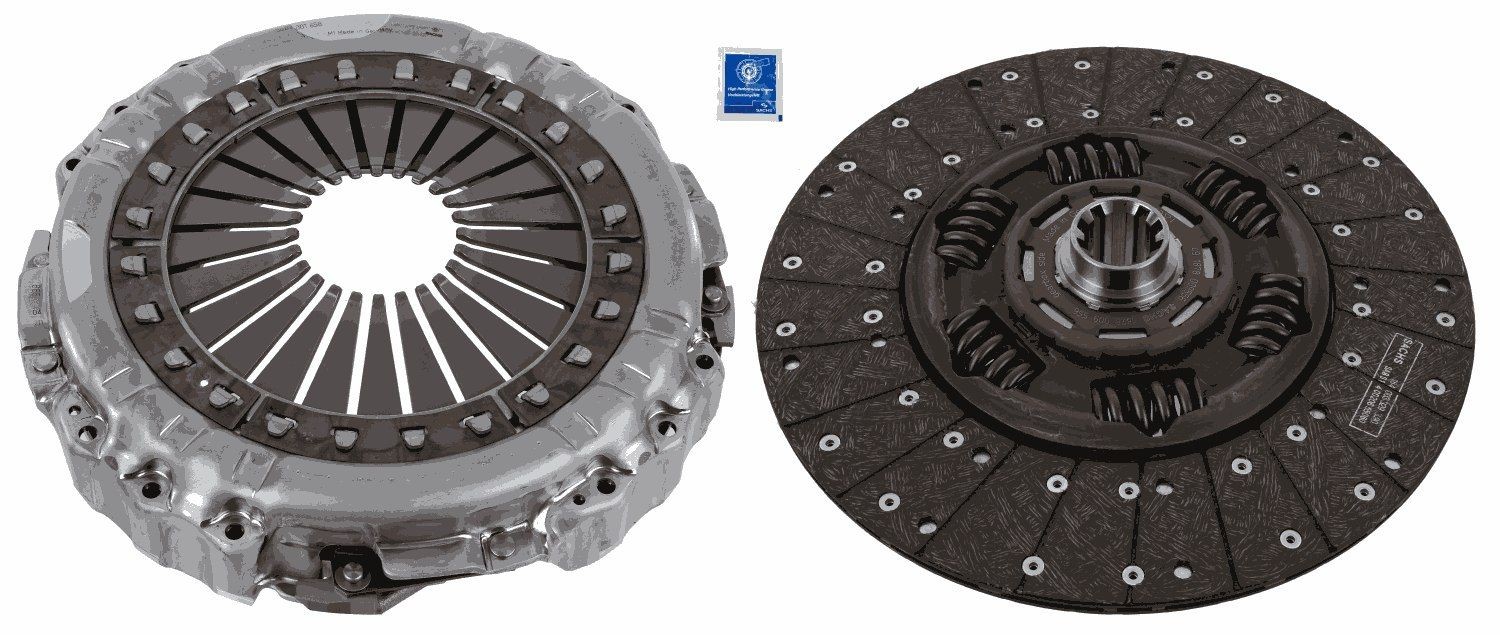 SACHS without clutch release bearing, 430mm Ø: 430mm Clutch replacement kit 3400 700 695 buy