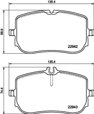 TEXTAR Brake pad kit 2294201