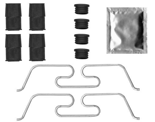 Accessory Kit, brake caliper TEXTAR 82551100 - Fiat Scudo III Van Repair kit spare parts order