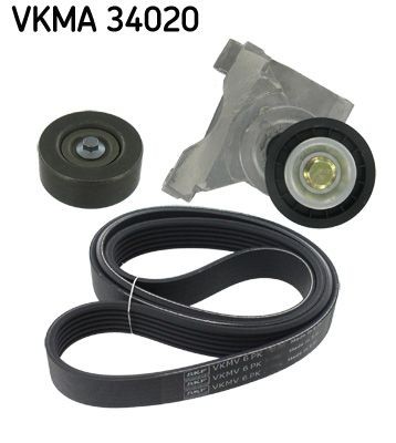 VKM 34018 SKF VKMA34020 Deflection / Guide Pulley, v-ribbed belt 1072321