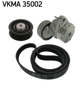 VKM 35002 SKF VKMA35002 Deflection / Guide Pulley, v-ribbed belt 90 409 238