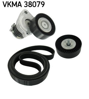 Great value for money - SKF V-Ribbed Belt Set VKMA 38079