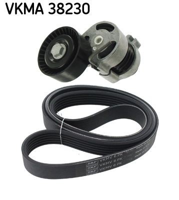 Great value for money - SKF V-Ribbed Belt Set VKMA 38230