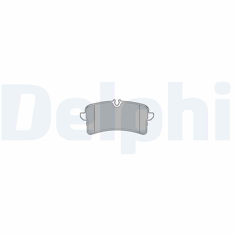 DELPHI LP3577 Brake pad set prepared for wear indicator, with anti-squeak plate, with accessories