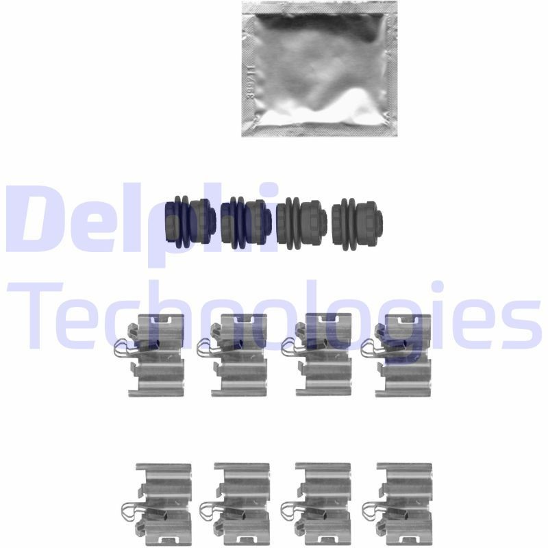 DELPHI Brake pad fitting kit LX0668 buy