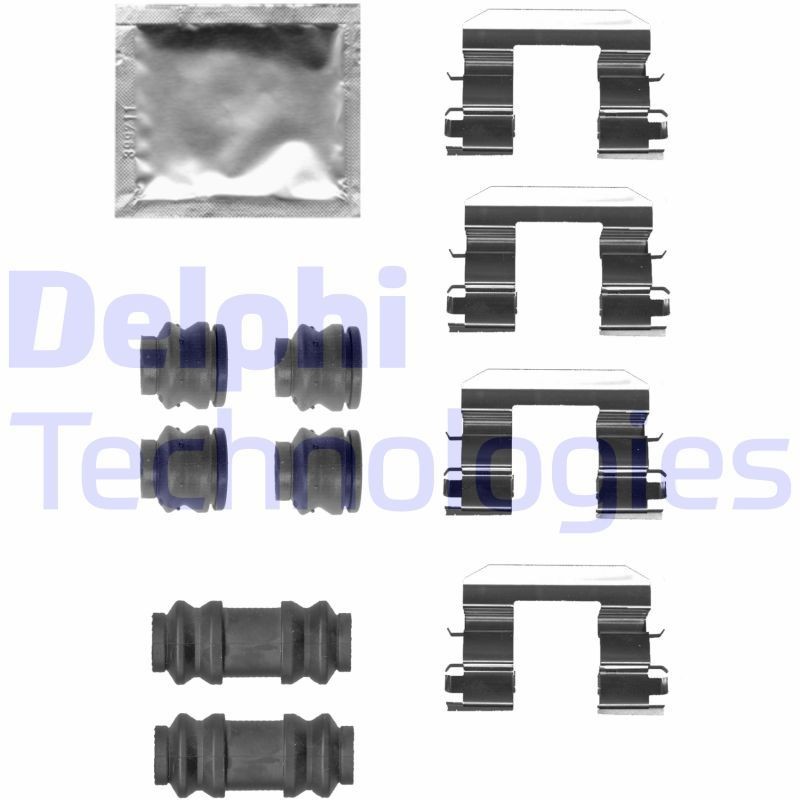 Great value for money - DELPHI Accessory Kit, disc brake pads LX0680