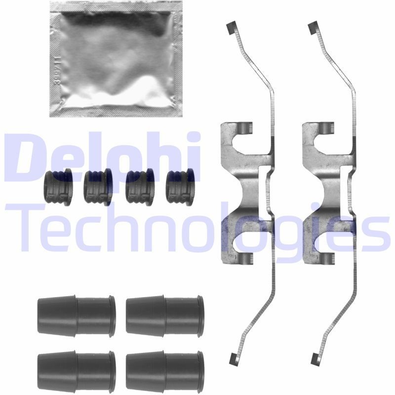 DELPHI LX0694 Accessory kit, disc brake pads Ford Focus Mk3 2.3 RS AWD 350 hp Petrol 2021 price