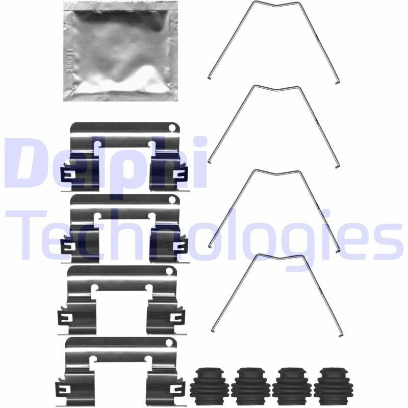 DELPHI Brake pad fitting kit LX0713 buy