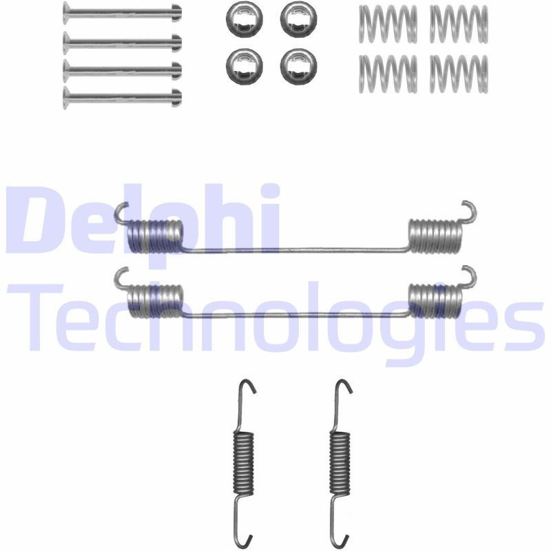 Great value for money - DELPHI Accessory Kit, brake shoes LY1425