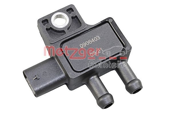 Exhaust gas pressure sensor METZGER EGR Valve, without connection line - 0906403