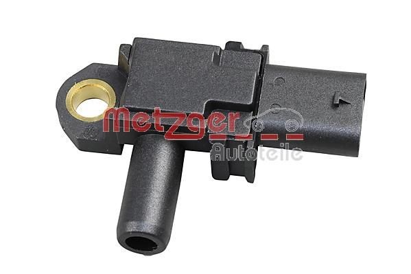 Exhaust pressure sensor METZGER Soot Particulate Filter, without connection line - 0906405