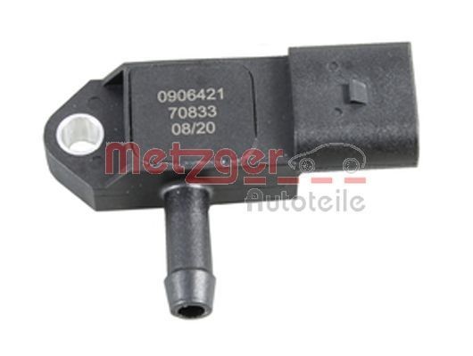 METZGER Number of pins: 3-pin connector, Number of connectors: 1 MAP sensor 0906421 buy
