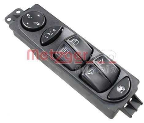 METZGER 0916693 Window switch Front, Driver side