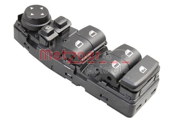 METZGER Driver side, Front Number of pins: 8-pin connector Switch, window regulator 0916705 buy