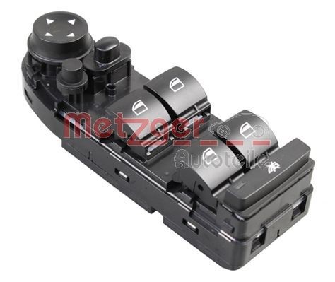 METZGER Driver side, Front Number of pins: 18-pin connector Switch, window regulator 0916706 buy