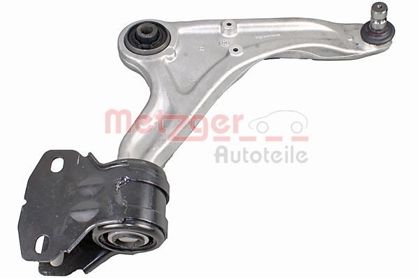 METZGER 58118102 Suspension arm with ball joint, with rubber mount, Front Axle Right, Control Arm