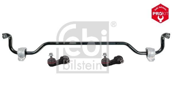 171160 FEBI BILSTEIN Sway bar SEAT Rear Axle, with rubber mounts, with coupling rod