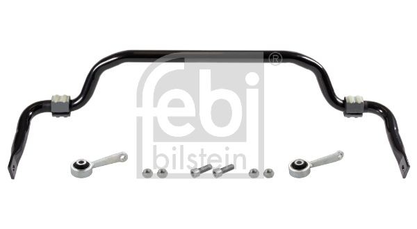 171455 FEBI BILSTEIN Sway bar MERCEDES-BENZ Front Axle, with rubber mounts, with coupling rod