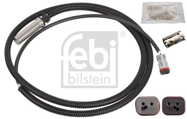 FEBI BILSTEIN 172040 ABS sensor Rear Axle Left, Rear Axle Right, with sleeve, with grease, 1150 Ohm, 1645mm