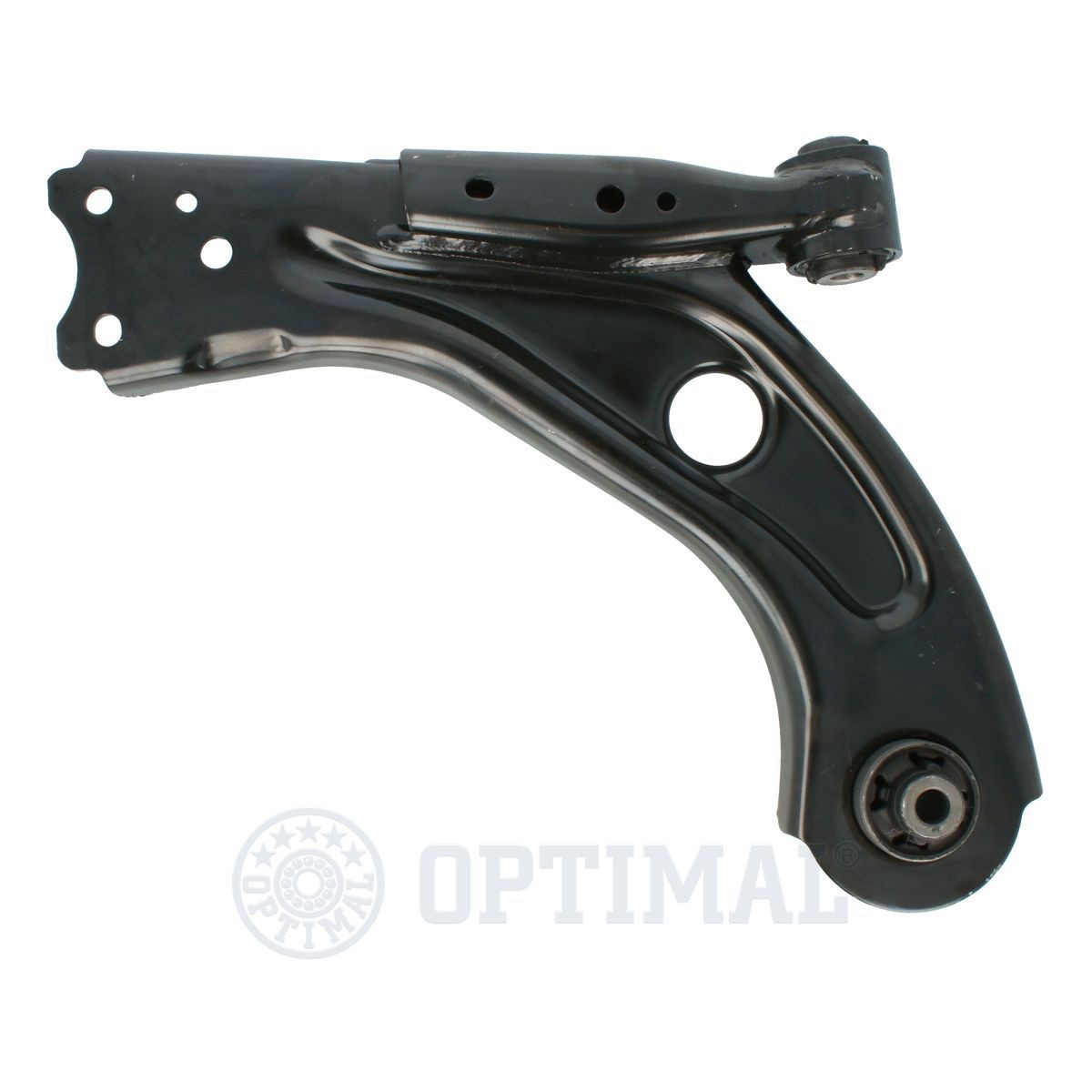 OPTIMAL with rubber mount, without ball joint, Right, Lower, Front Axle, Control Arm, Sheet Steel Control arm G6-2025 buy