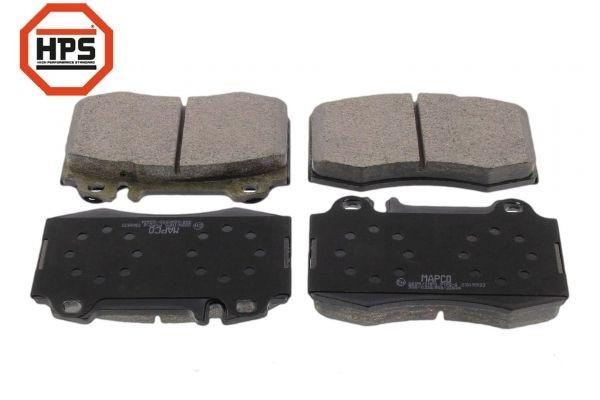 MAPCO 6699/1HPS Brake pad set Front Axle, prepared for wear indicator, excl. wear warning contact