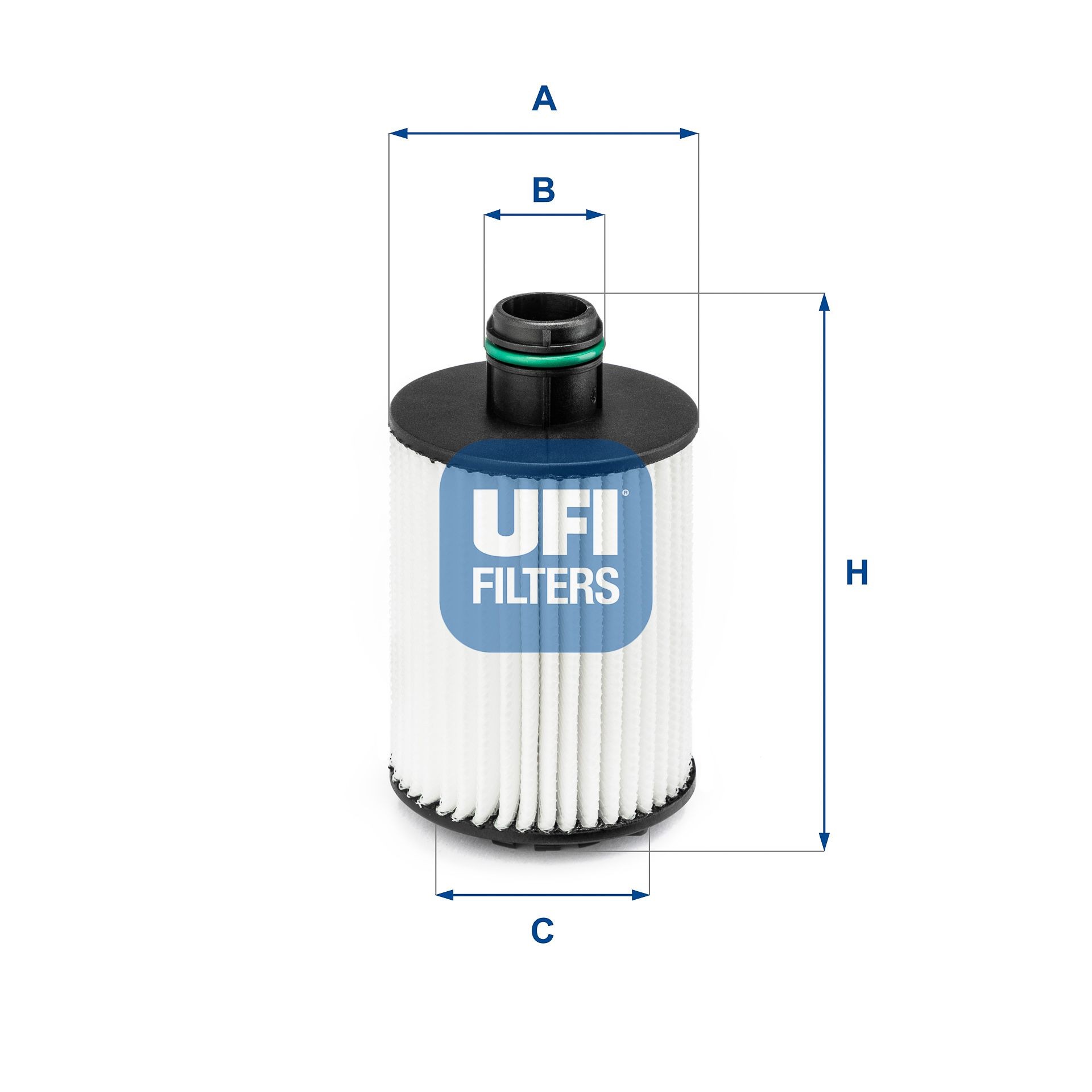 Original 25.190.00 UFI Oil filters JEEP