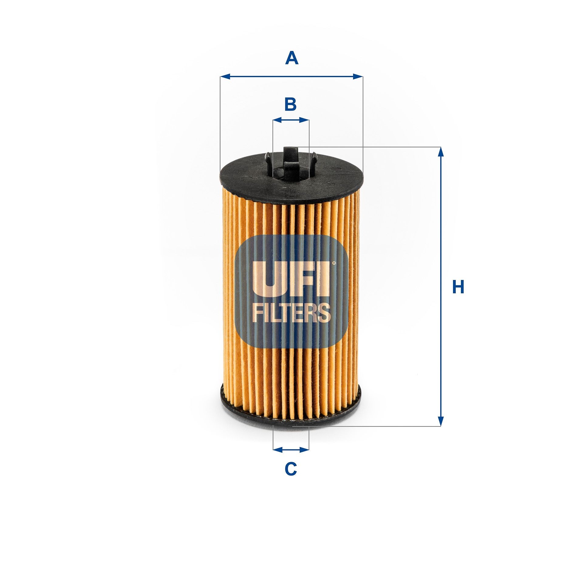 UFI 25.225.00 Oil filter 55 58 4685