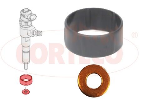 Citroën NEMO Seal Ring, nozzle holder CORTECO 49445012 cheap