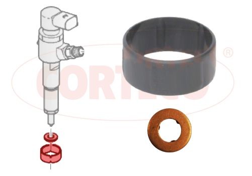 Great value for money - CORTECO Seal Ring, nozzle holder 49445013