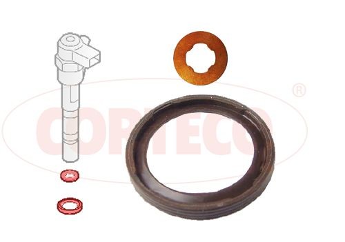 Fiat QUBO Seal Ring, nozzle holder CORTECO 49445016 cheap