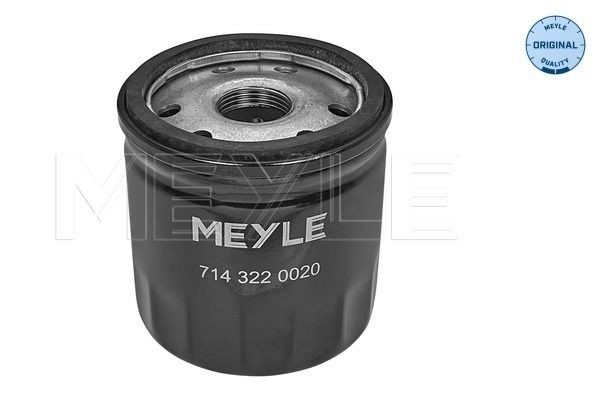 714 322 0020 MEYLE Oil filters CITROËN M22x1,5, Spin-on Filter