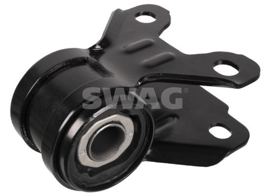SWAG 33 10 0717 Control Arm- / Trailing Arm Bush Front Axle Left, Rear, Front Axle Right, Elastomer, Hydro Mount