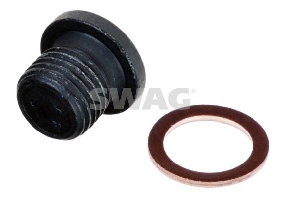 SWAG 33 10 0741 Sealing Plug, oil sump Steel, Spanner Size: 6, with seal ring