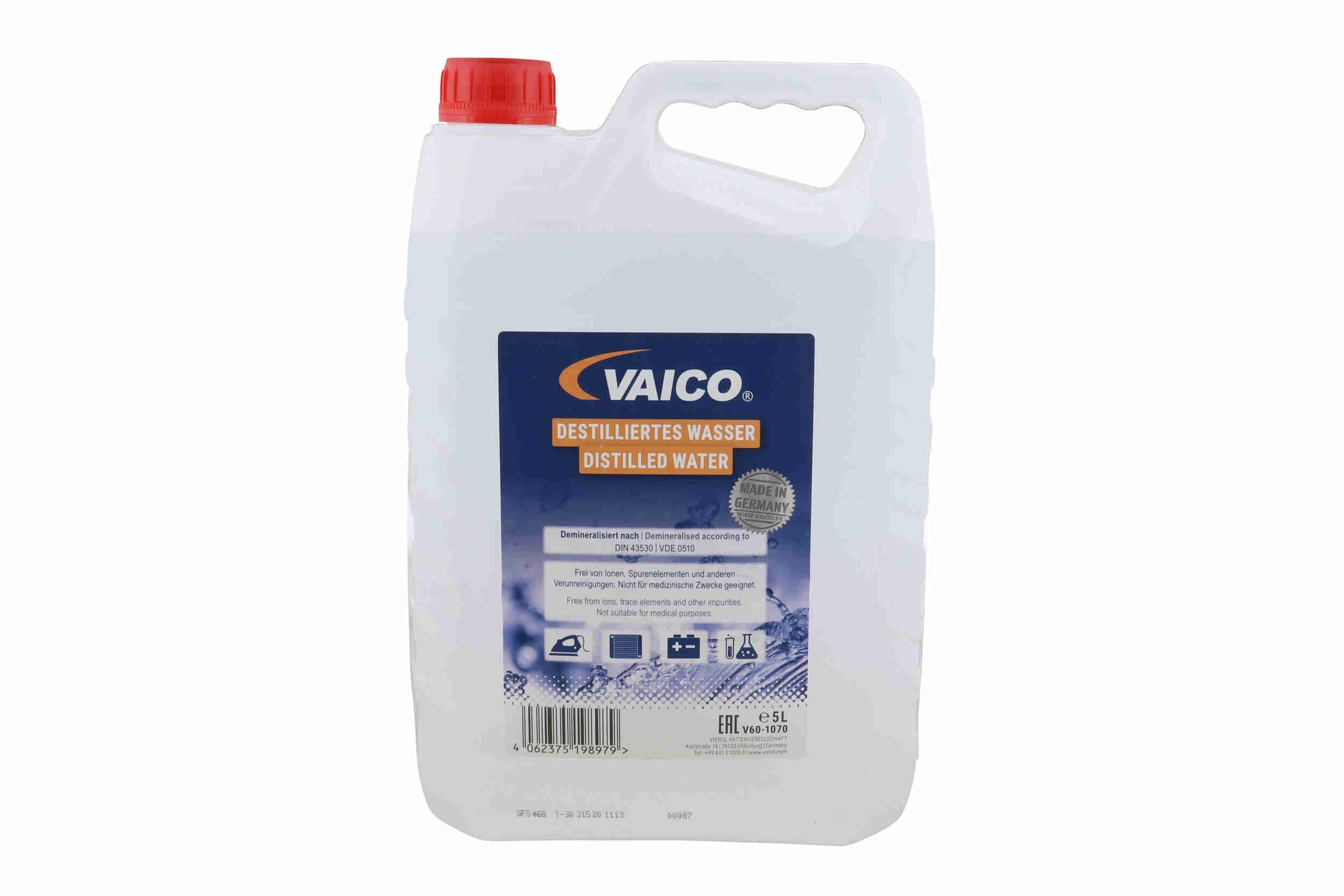 VAICO V601070 Distilled water 5l, Canister