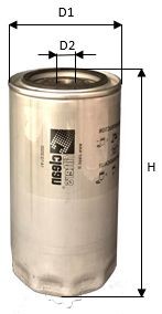 DN1973 CLEAN FILTER Kraftstofffilter IVECO Stralis