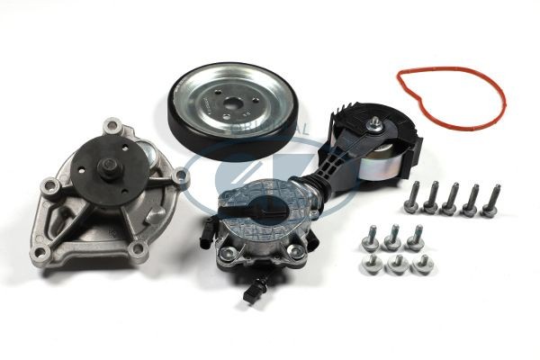 GK K980540D Water Pump + V-Ribbed Belt Kit PORSCHE experience and price
