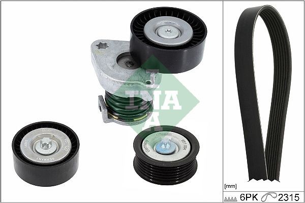 INA 529044410 Tensioner pulley A271 200 04 70