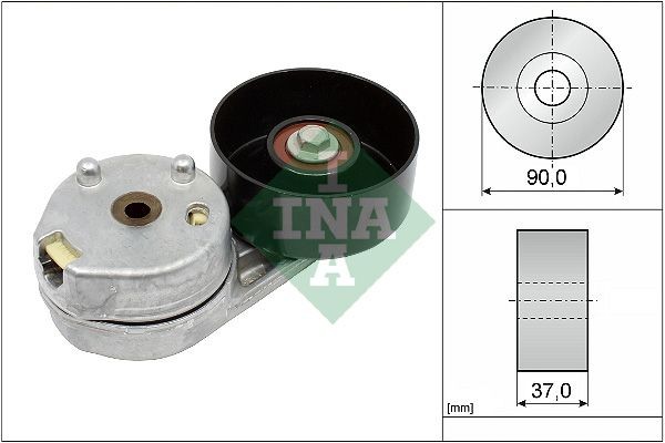 INA 90 mm x 37 mm Width: 37mm Tensioner Lever, v-ribbed belt 534 0681 10 buy