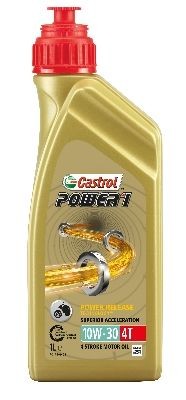 CASTROL Power 1, 4T 15042E Engine oil 10W-30, 1l, Solvent-bearing