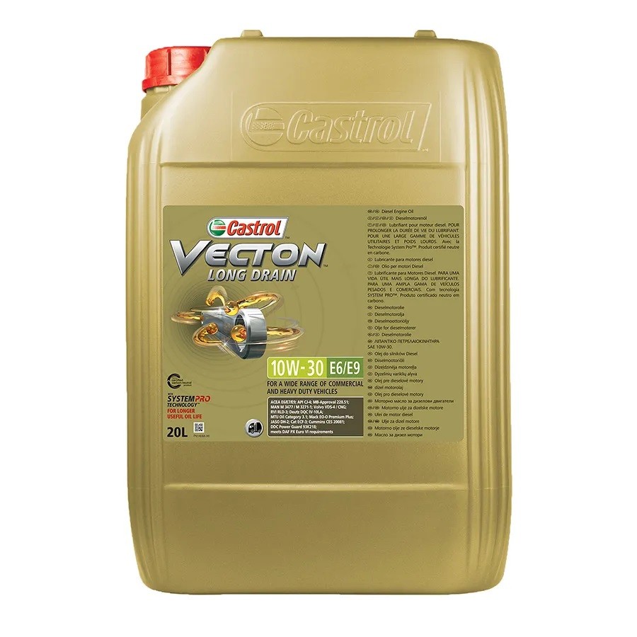 10W-30, 20l, Part Synthetic Oil from CASTROL - 15B383