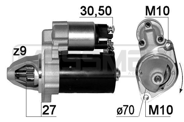 Great value for money - ERA Starter motor 220667A