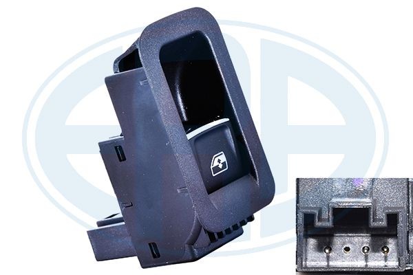 ERA Left Front, Right Rear Number of pins: 3-pin connector Switch, window regulator 662609 buy